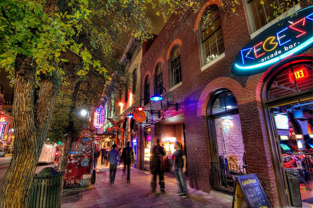 Recess Arcade Bar 6th Street Austin, Texas