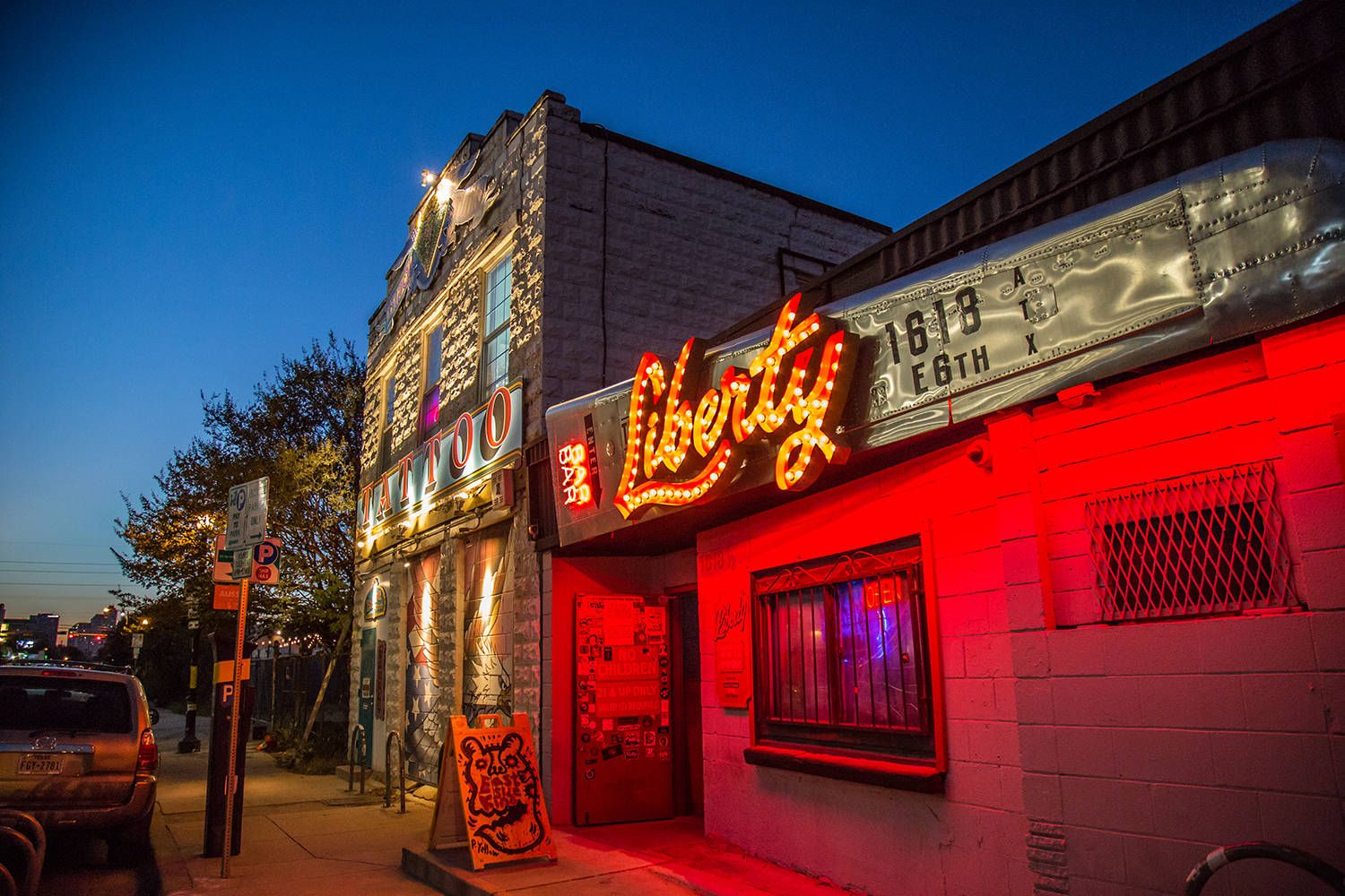 The Liberty Bar on East 6th Street