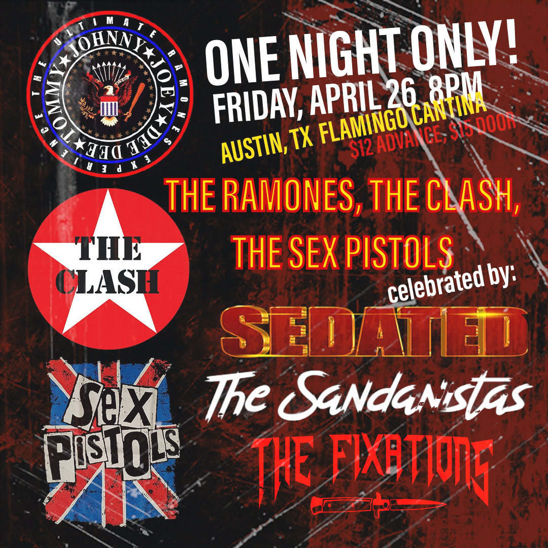 Tribute Night For The Ramones, The Clash & The Sex Pistols - 6th Street  Austin, Texas